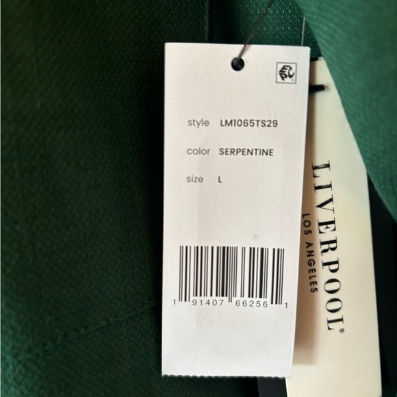 Liverpool NWT Crop Utility Jacket in Serpentine Sz L - Picture 3 of 7